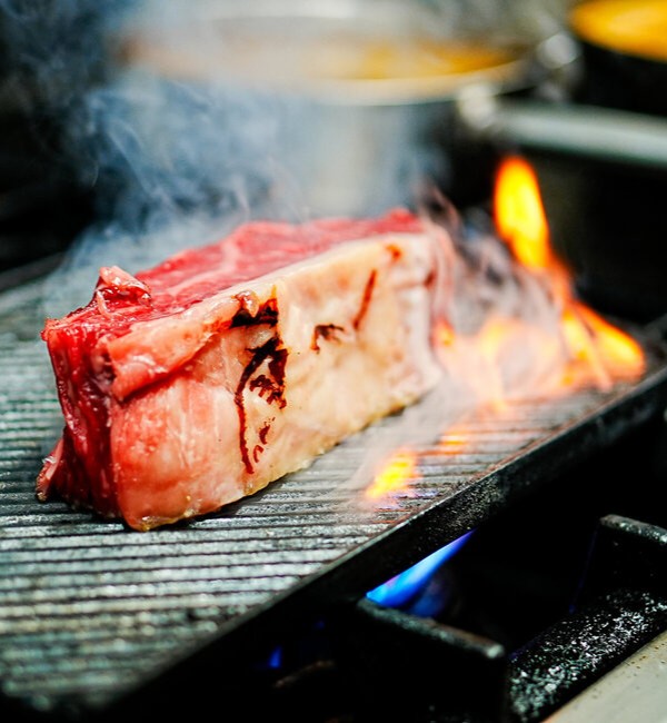 Premium meat on our grill